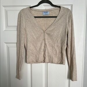 Old Navy Women's Beige Cardigan